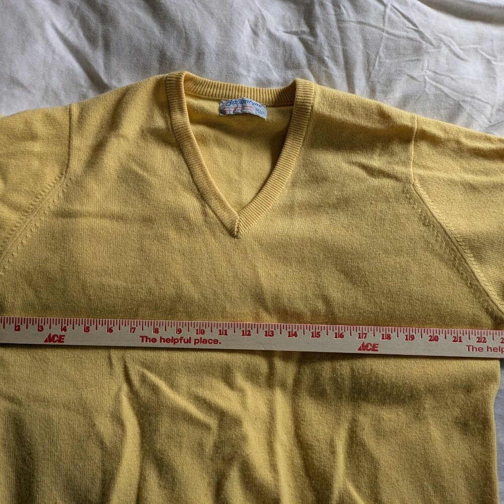 Vintage Ballantyne 100% Cashmere Sweater Made in Scotland - Picture 3 of 13
